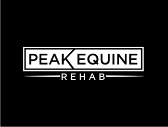 Peak Equine Rehab logo design by BintangDesign