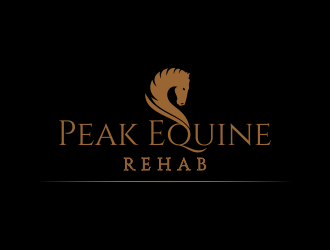Peak Equine Rehab logo design by andriandesain