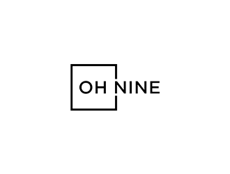 Oh Nine logo design by jancok