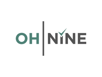 Oh Nine logo design by wongndeso