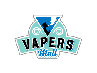 Vapers Mall logo design by SOLARFLARE