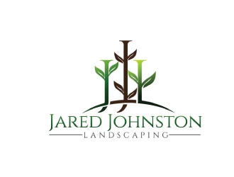 Jared Johnston Landscaping logo design by SonamD