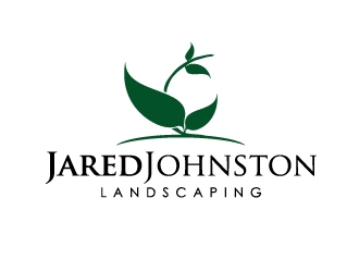 Jared Johnston Landscaping logo design by Marianne