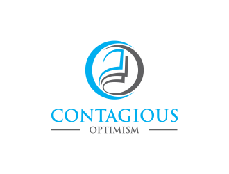 Contagious Optimism  logo design by haidar