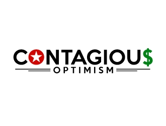 Contagious Optimism  logo design by fantastic4
