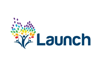 LAUNCH logo design by Marianne
