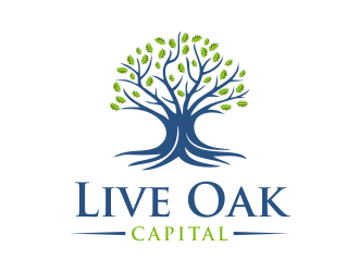 Live Oak Capital logo design by aldesign