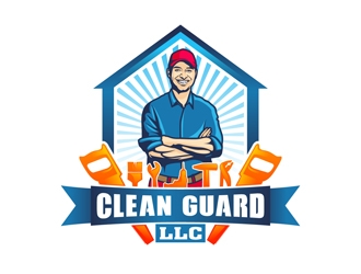 Clean Guard LLC logo design by DreamLogoDesign
