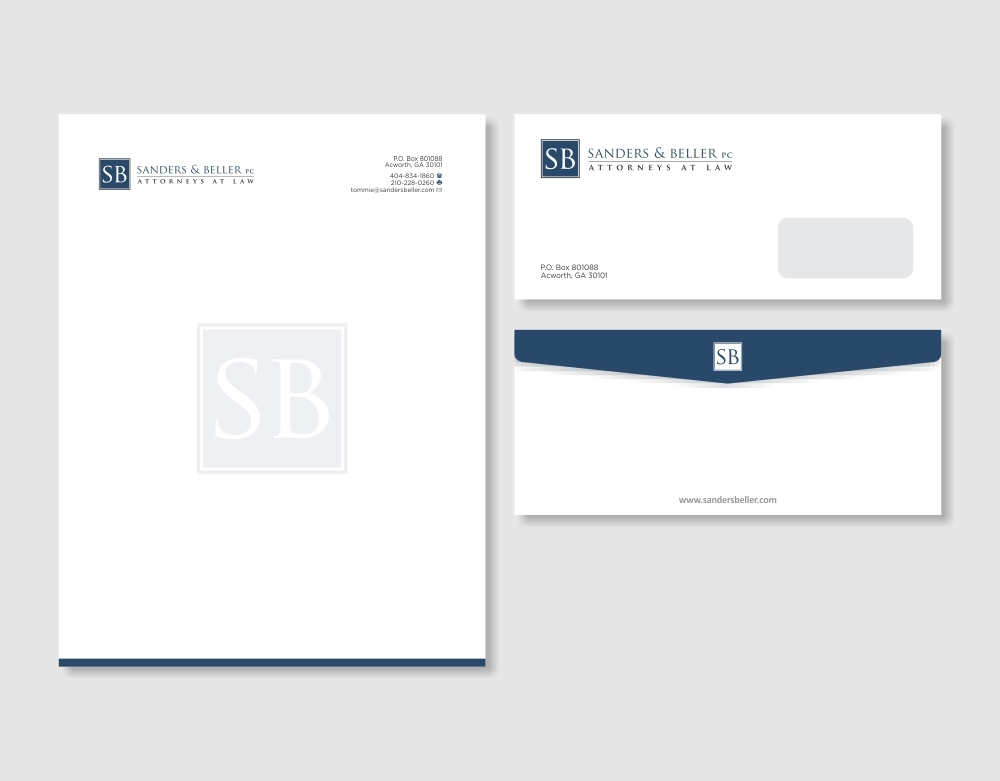 Sanders & Beller PC Attorneys at Law Digital Design 48hourslogo