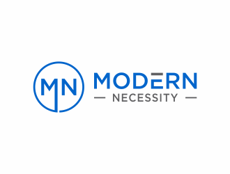 Modern Necessity  logo design by haidar