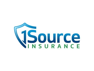 1 Source Insurance logo design by DesignPal