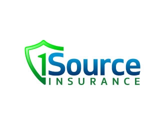 1 Source Insurance logo design by DesignPal