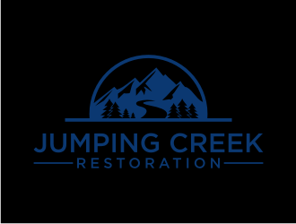 Jumping Creek Restoration logo design by nurul_rizkon