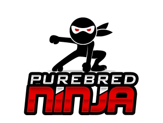 Purebred Ninja logo design by karjen