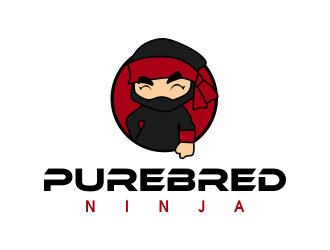 Purebred Ninja logo design by JessicaLopes
