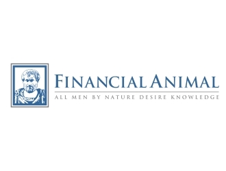 [Name] Financial Animal [Slogan or Tag Line] All men by nature desire knowledge. logo design by aura