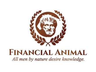 [Name] Financial Animal [Slogan or Tag Line] All men by nature desire knowledge. logo design by jaize