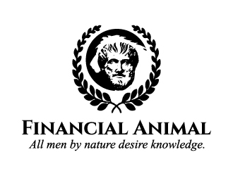 [Name] Financial Animal [Slogan or Tag Line] All men by nature desire knowledge. logo design by jaize