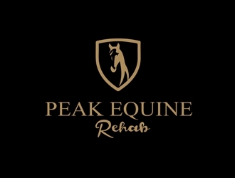 Peak Equine Rehab logo design by bougalla005