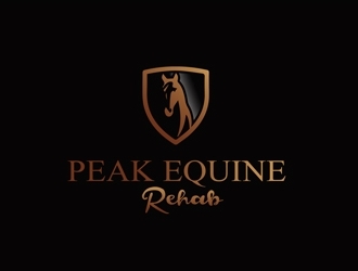 Peak Equine Rehab logo design by bougalla005