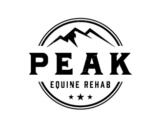 Peak Equine Rehab logo design by akilis13