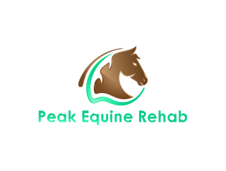 Peak Equine Rehab logo design by ROSHTEIN