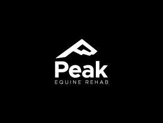 Peak Equine Rehab logo design by hwkomp