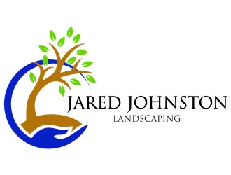 Jared Johnston Landscaping logo design by jetzu