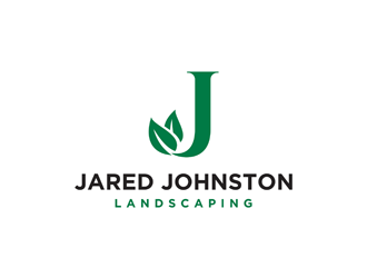 Jared Johnston Landscaping logo design by logolady