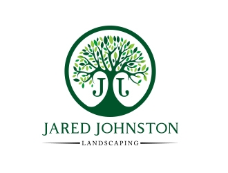 Jared Johnston Landscaping logo design by Danny19