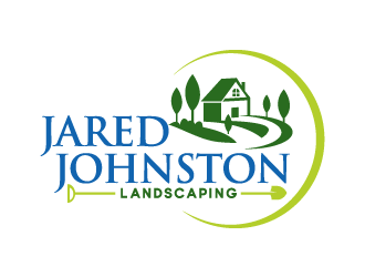 Jared Johnston Landscaping logo design by bluespix
