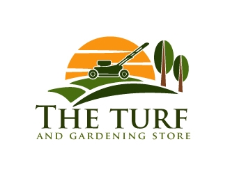 The turf and gardening store logo design by ElonStark