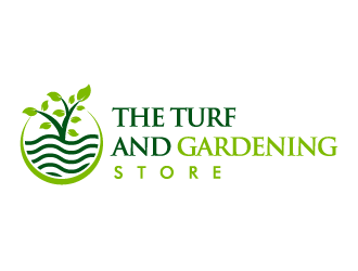 The turf and gardening store logo design by akilis13