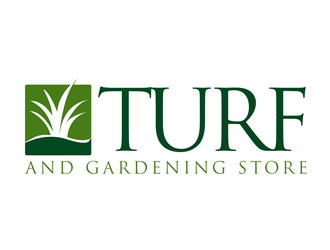 The turf and gardening store logo design by kunejo