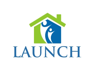 LAUNCH logo design by ElonStark
