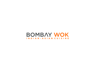 Bombay Wok Indian-Asian Cuisine logo design by bricton