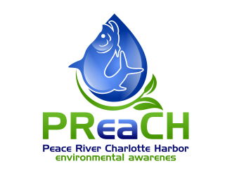 PReaCH ( Peace River Charlotte Harbor environmental awareness )  logo design by cintoko