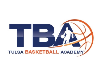 Tulsa Basketball Academy logo design by Sorjen