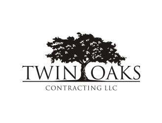 Twin Oaks Contracting LLC logo design by Adundas