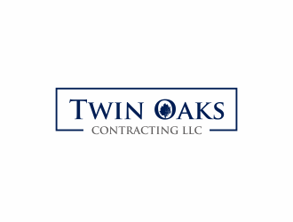 Twin Oaks Contracting LLC logo design by ammad