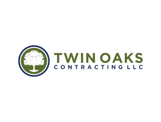 Twin Oaks Contracting LLC logo design by BlessedArt