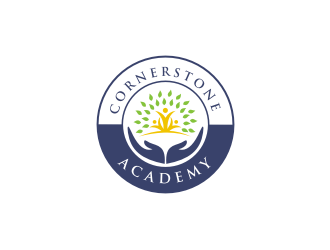 Cornerstone Academy logo design by kevlogo