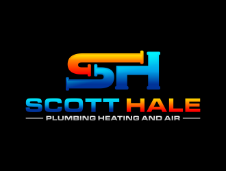 Scott Hale Plumbing Heating and Air  logo design by hidro
