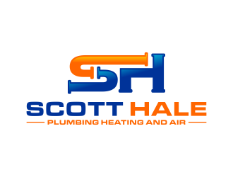 Scott Hale Plumbing Heating and Air  logo design by hidro