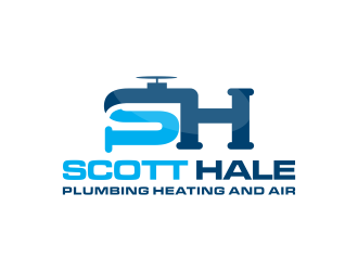 Scott Hale Plumbing Heating and Air  logo design by haidar