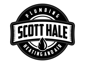 Scott Hale Plumbing Heating and Air  logo design by andriandesain