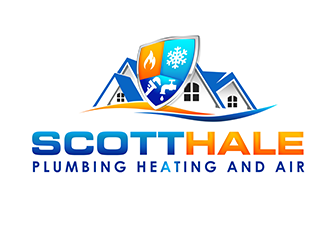 Scott Hale Plumbing Heating and Air  logo design by 3Dlogos