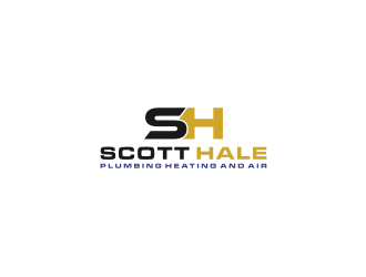 Scott Hale Plumbing Heating and Air  logo design by bricton
