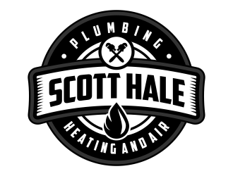 Scott Hale Plumbing Heating and Air  logo design by andriandesain