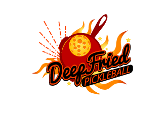 Deep Fried Pickleball logo design by Silverrack